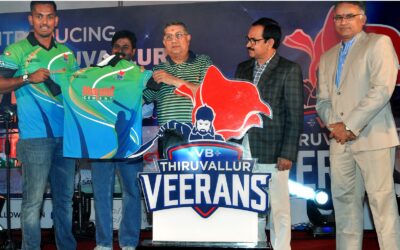 BCCI President Mr. Srinivasan at Thiruvallur Veerans Jersey Launch